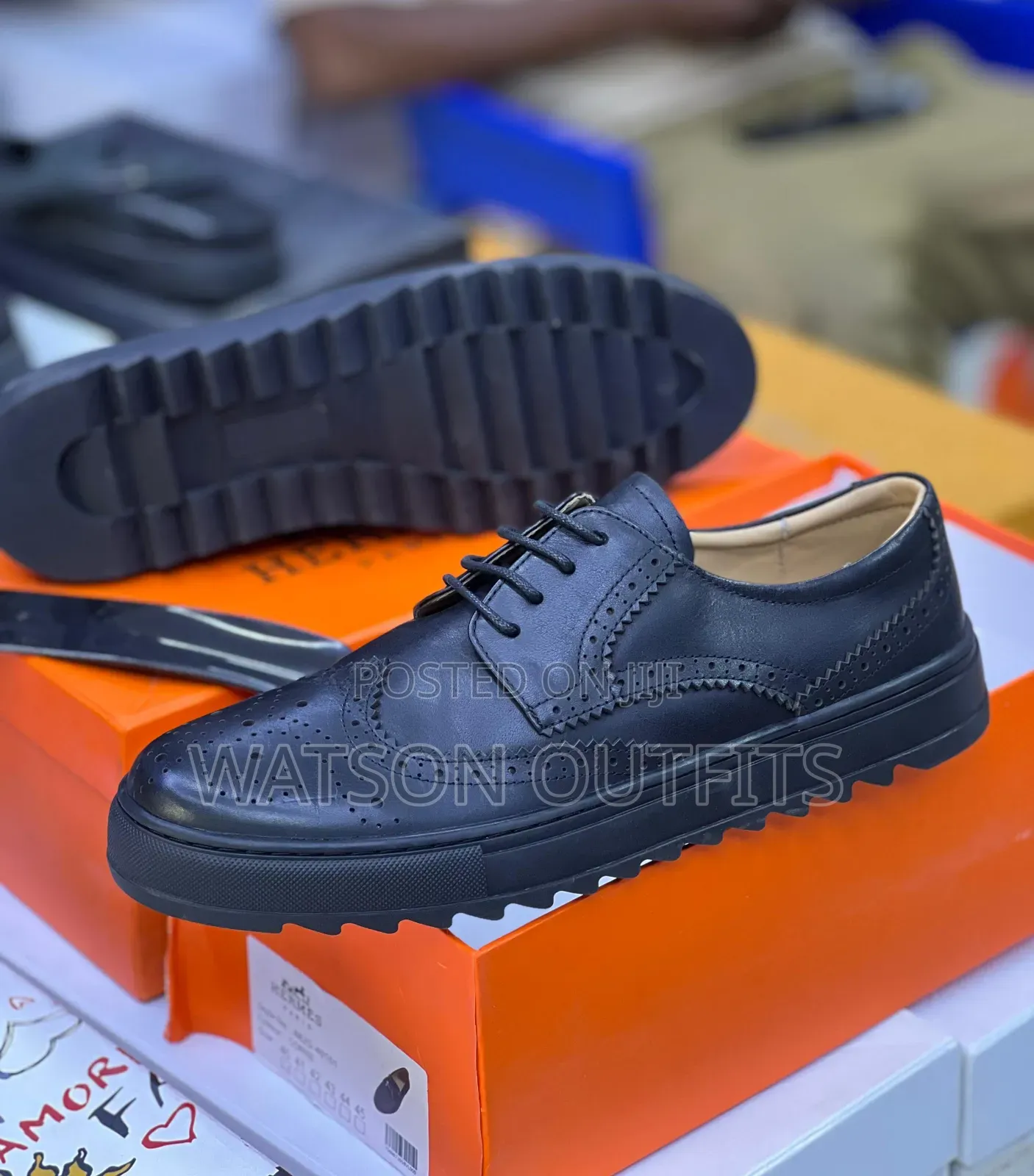 Men's Low Cut Hermes Moccasins Original and New