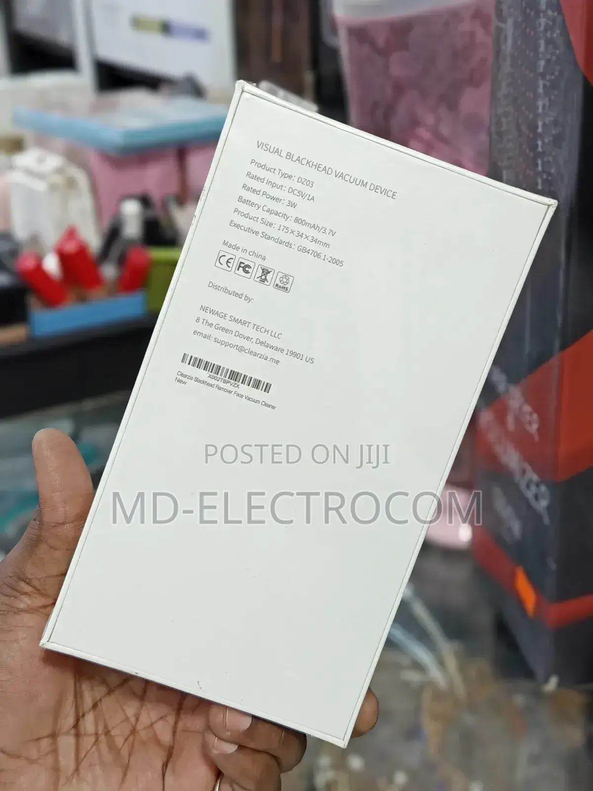 Visual Blackheads And Whiteheads Vacuum Device