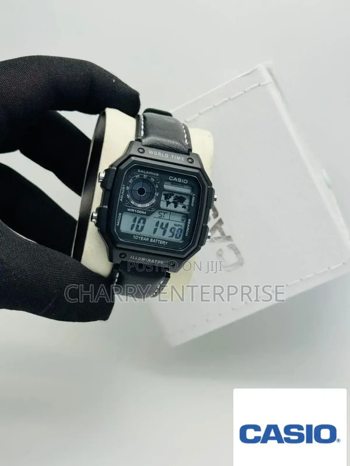 Casio Vintange Heavy Digital Watch Alarm Stop Watch Day Date