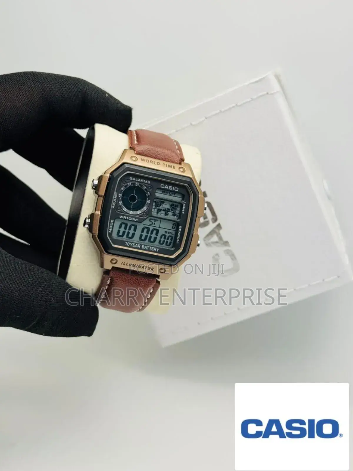 Casio Vintange Heavy Digital Watch Alarm Stop Watch Day Date