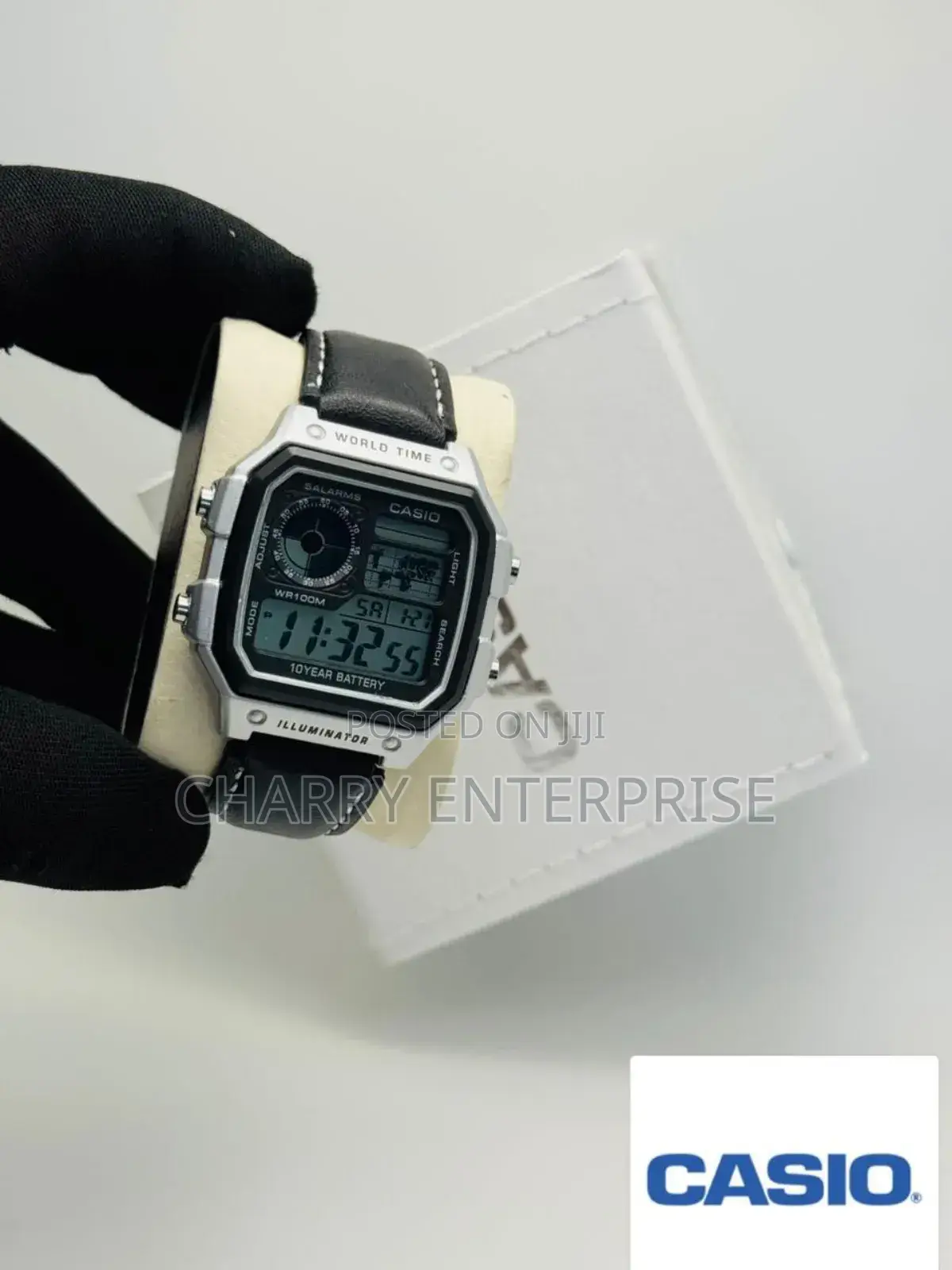 Casio Vintange Heavy Digital Watch Alarm Stop Watch Day Date
