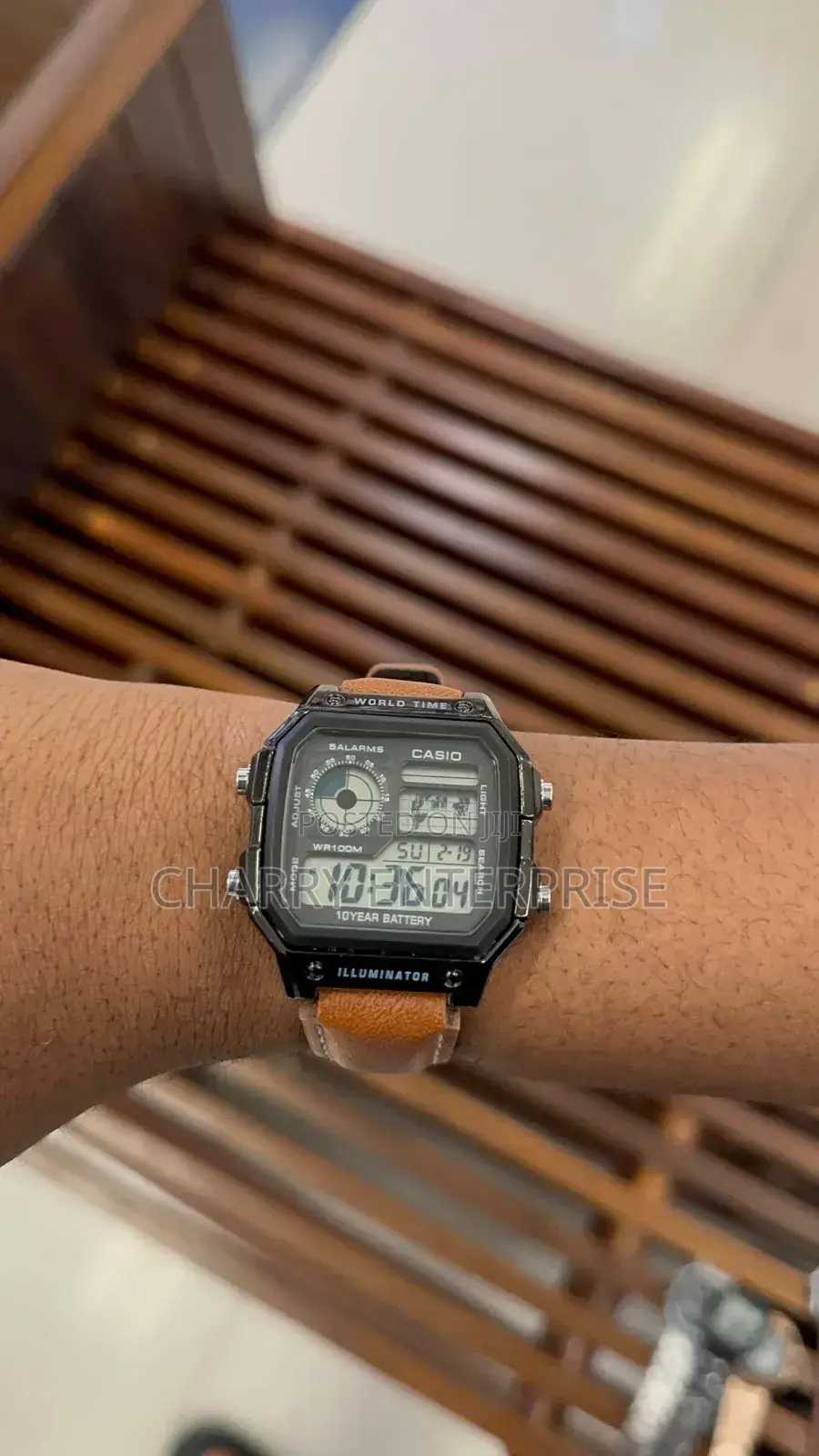 Casio Vintange Heavy Digital Watch Alarm Stop Watch Day Date