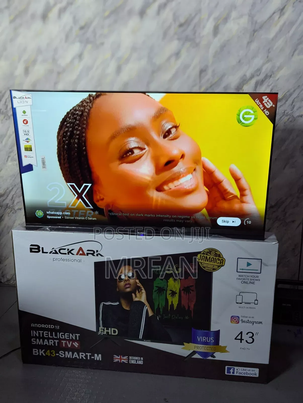Black Ark Inch 43 Smart Full Hd
