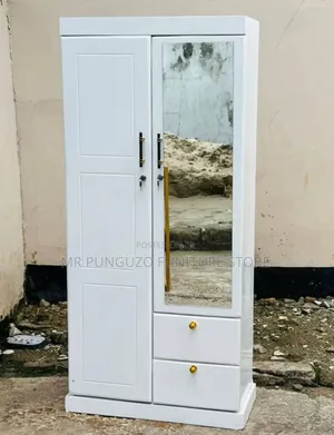 Kabati Milango Miwili Classic Sana Imara Mbao Ngumu 