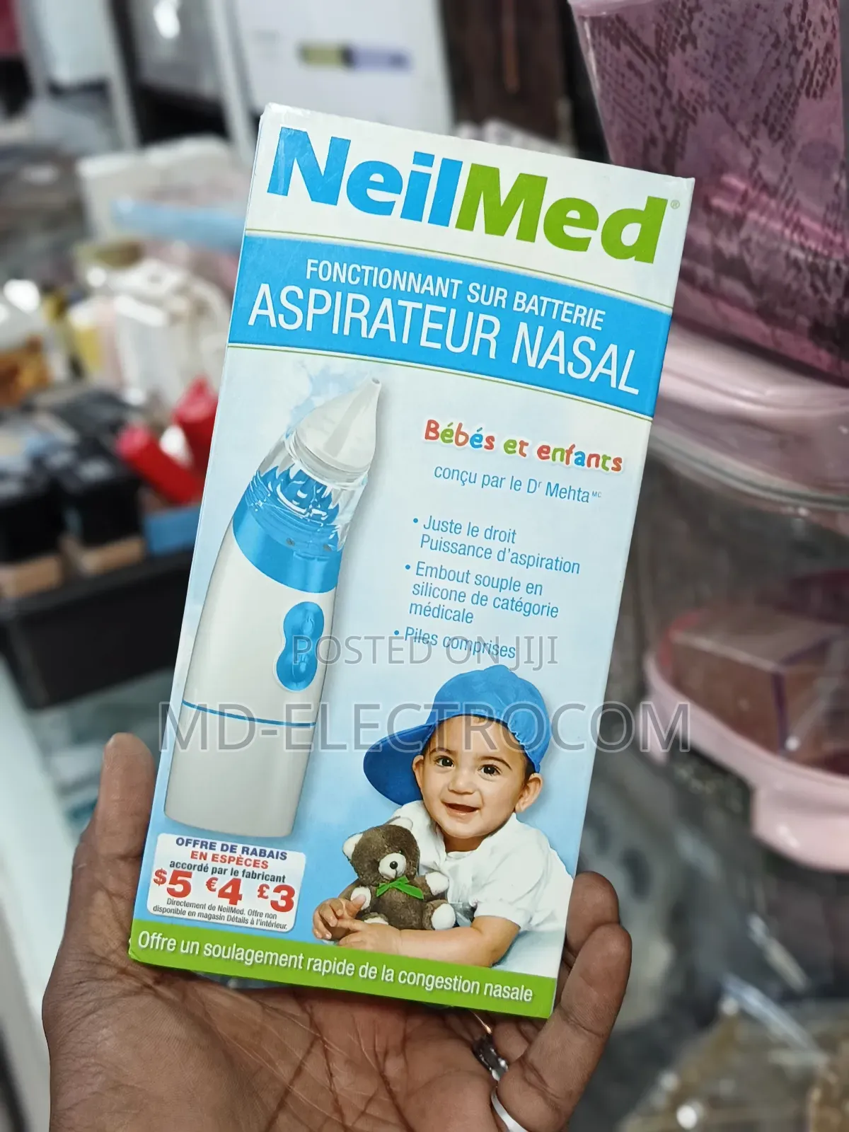Neilmed Battery Operated Nasal Aspirator