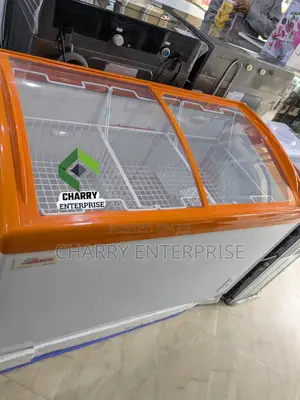 Original Asco Powerful Glass Top/ Showcase Freezer 337l