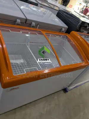 Original Asco Powerful Glass Top/ Showcase Freezer 297l