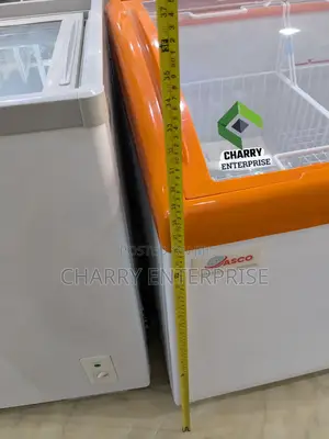 Original Asco Powerful Glass Top/ Showcase Freezer 297l
