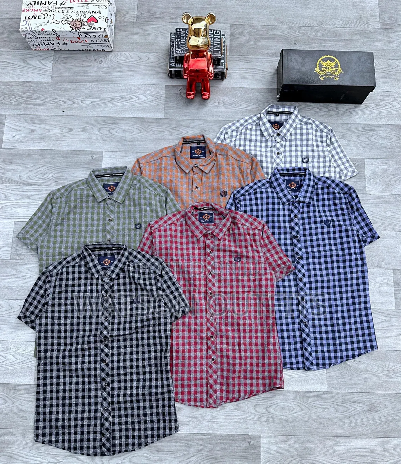 Men's Multicolour and Draft Design Shirts