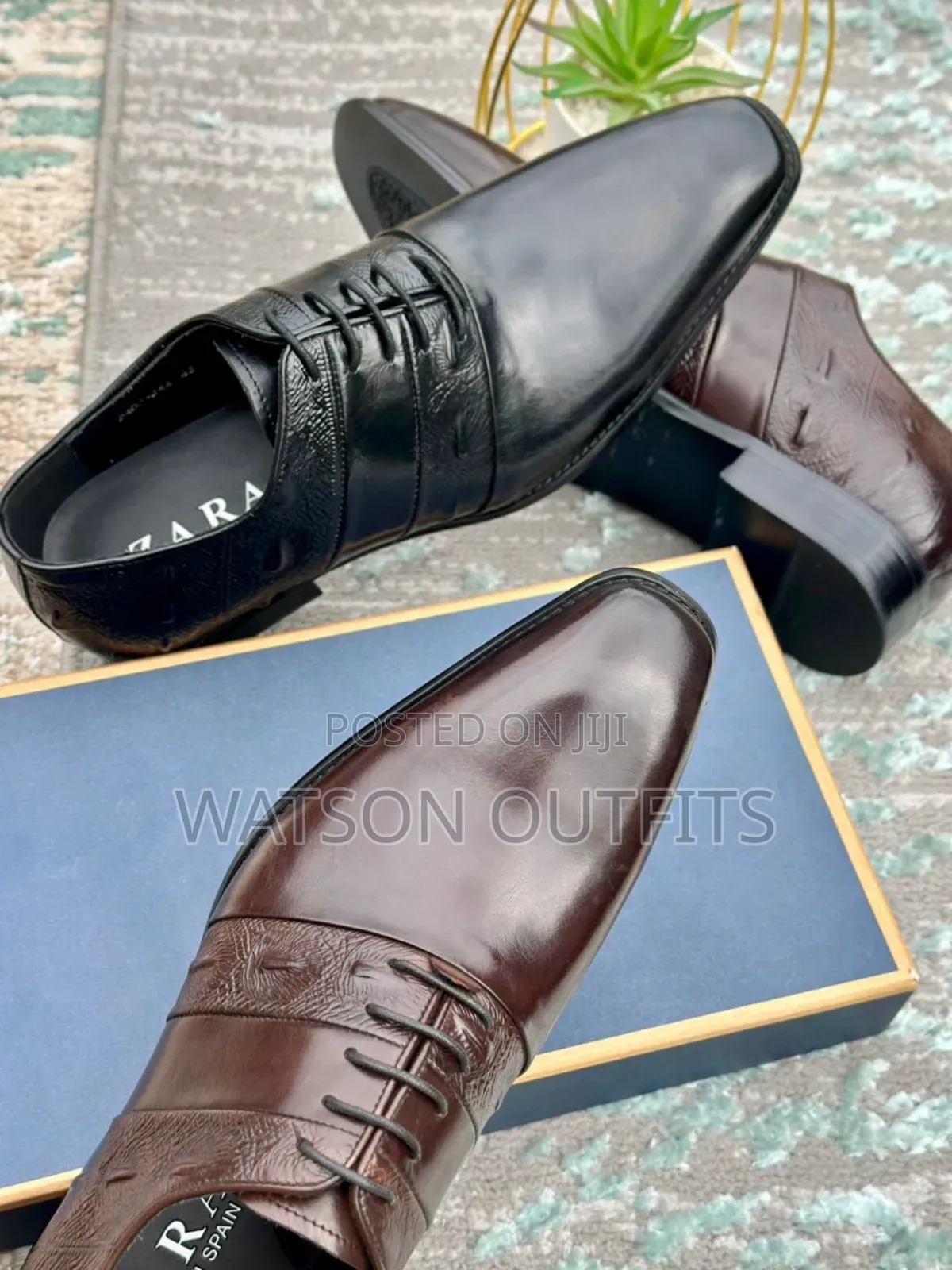 Best Men's Zara Brand Shoes,Leather Materials Pure,Smart