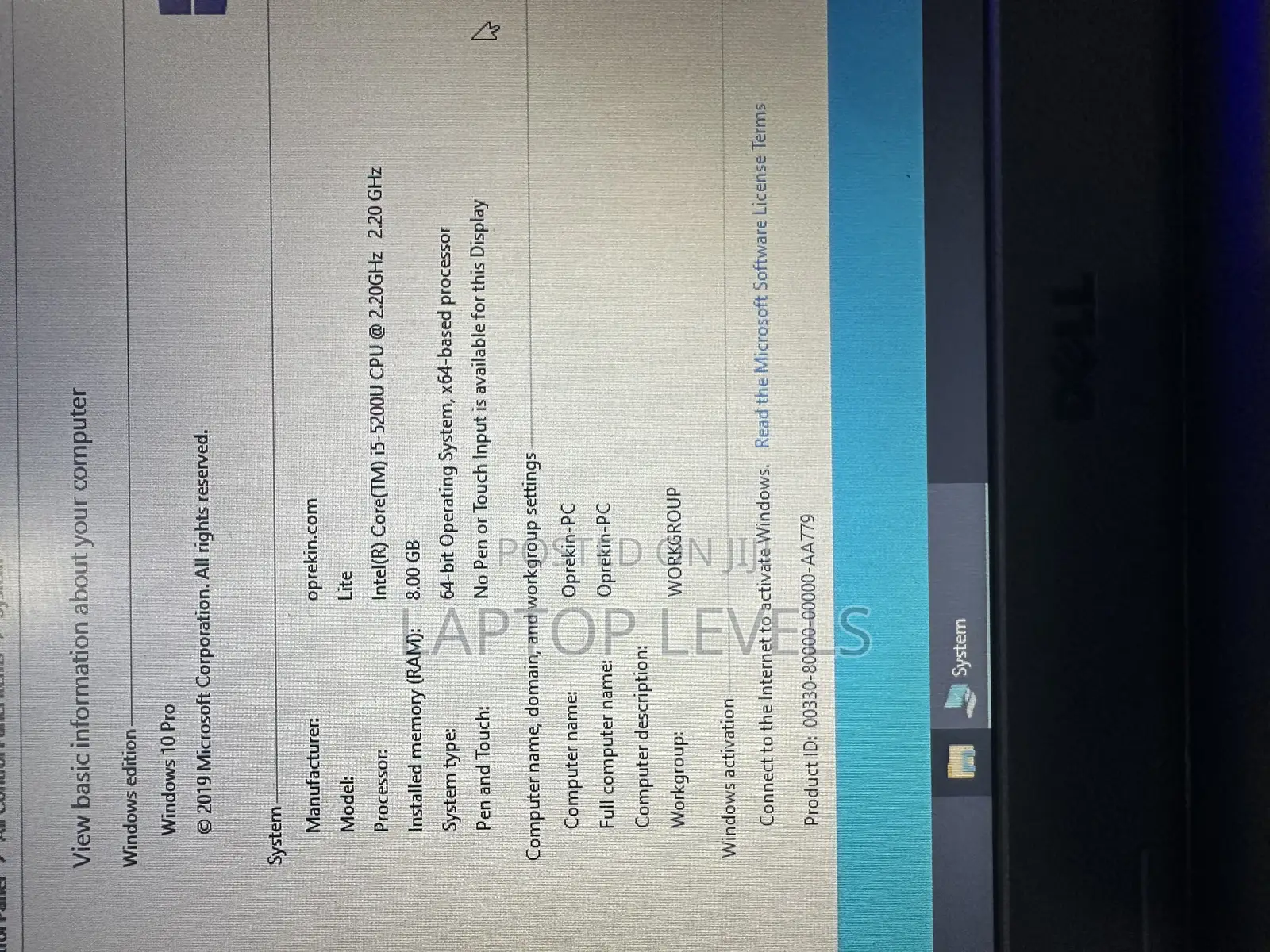 Laptop Dell Latitude 3350 8GB Intel Core I5 HDD 500GB