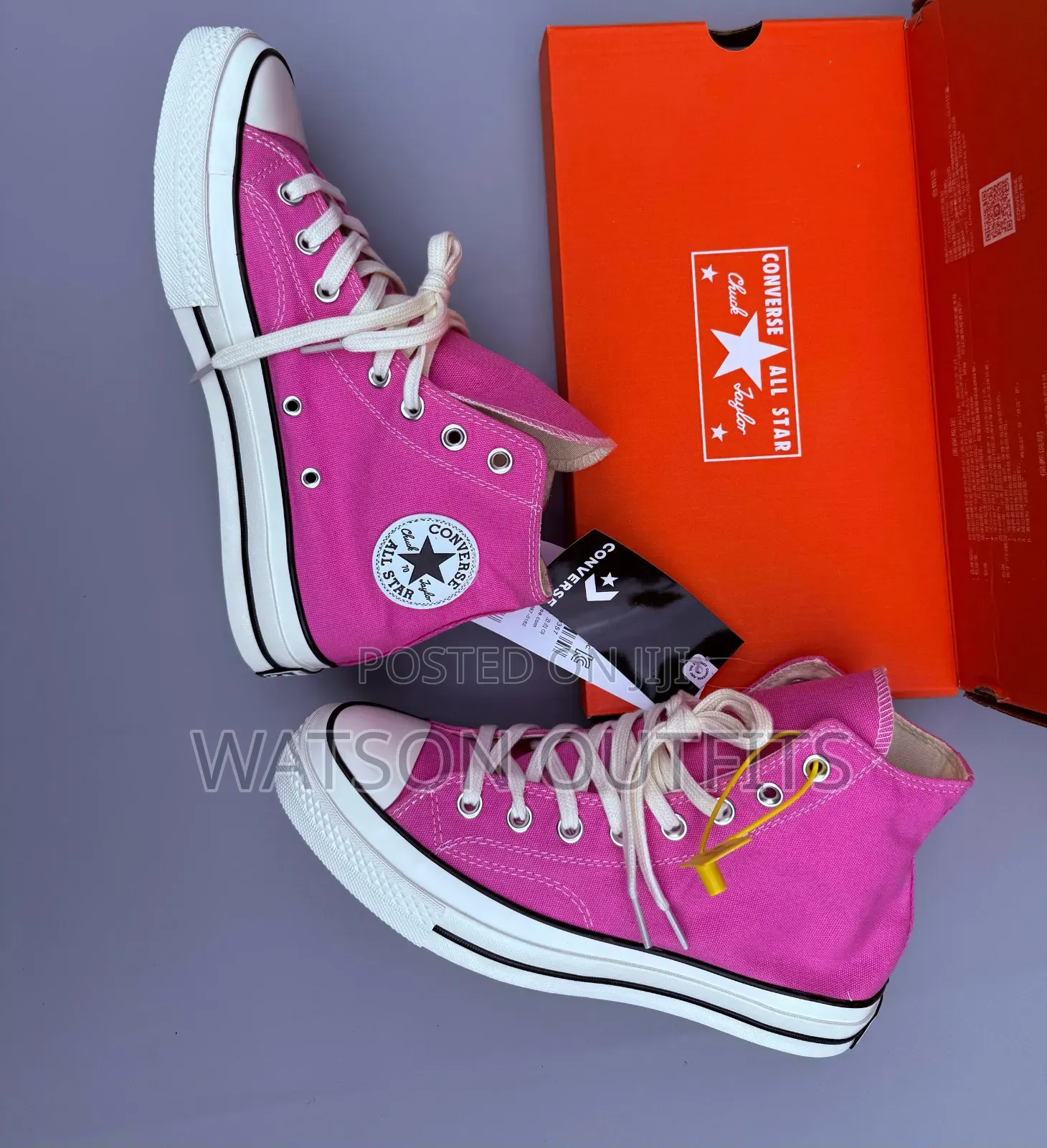 Men's All Star Shoes Pure Materials With High Cutting
