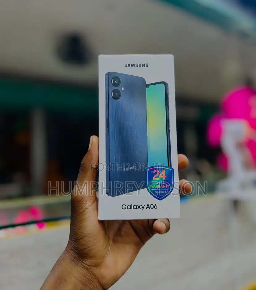 New Samsung Galaxy A06 64 GB Black