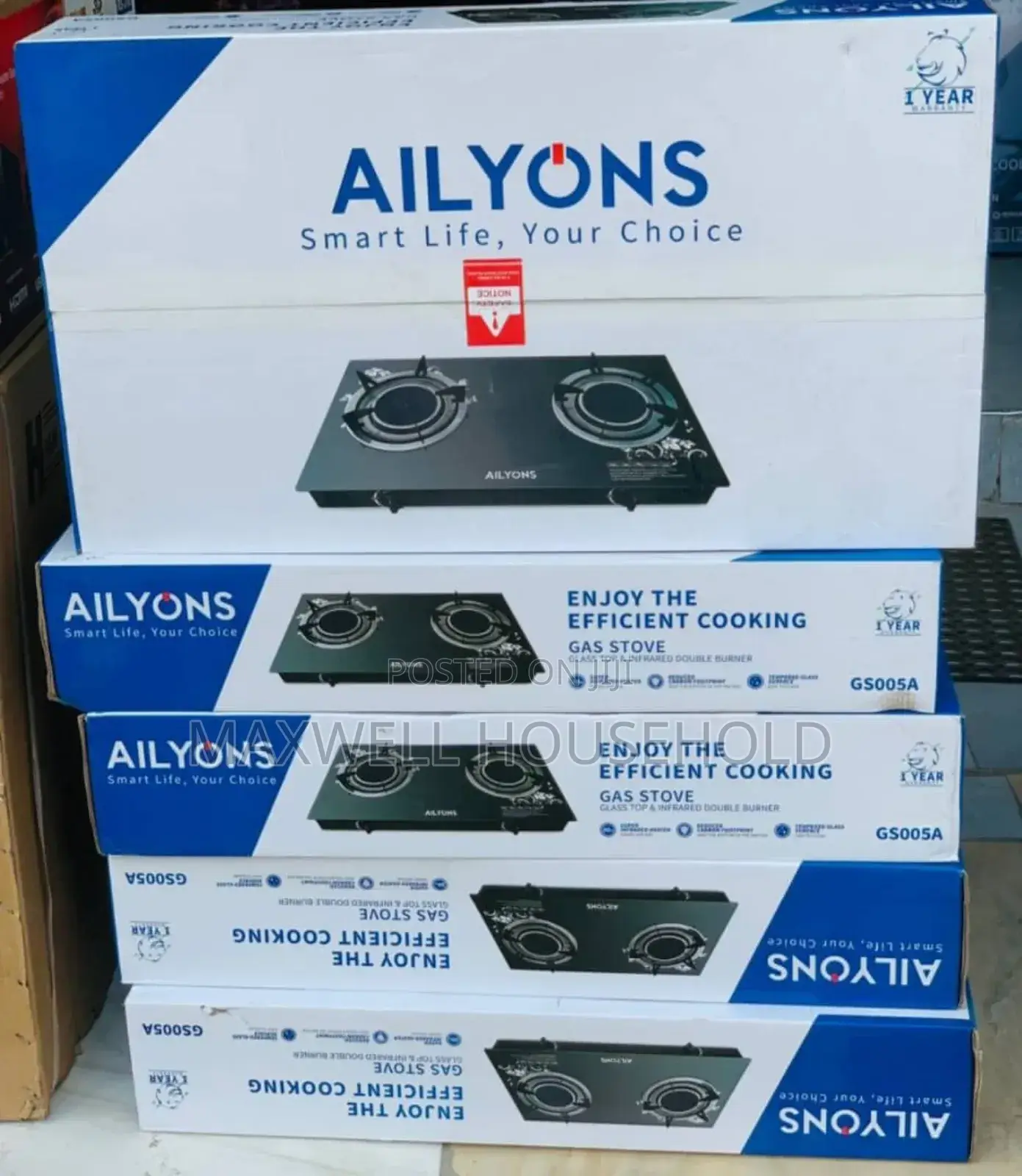 Glass Gas Stove