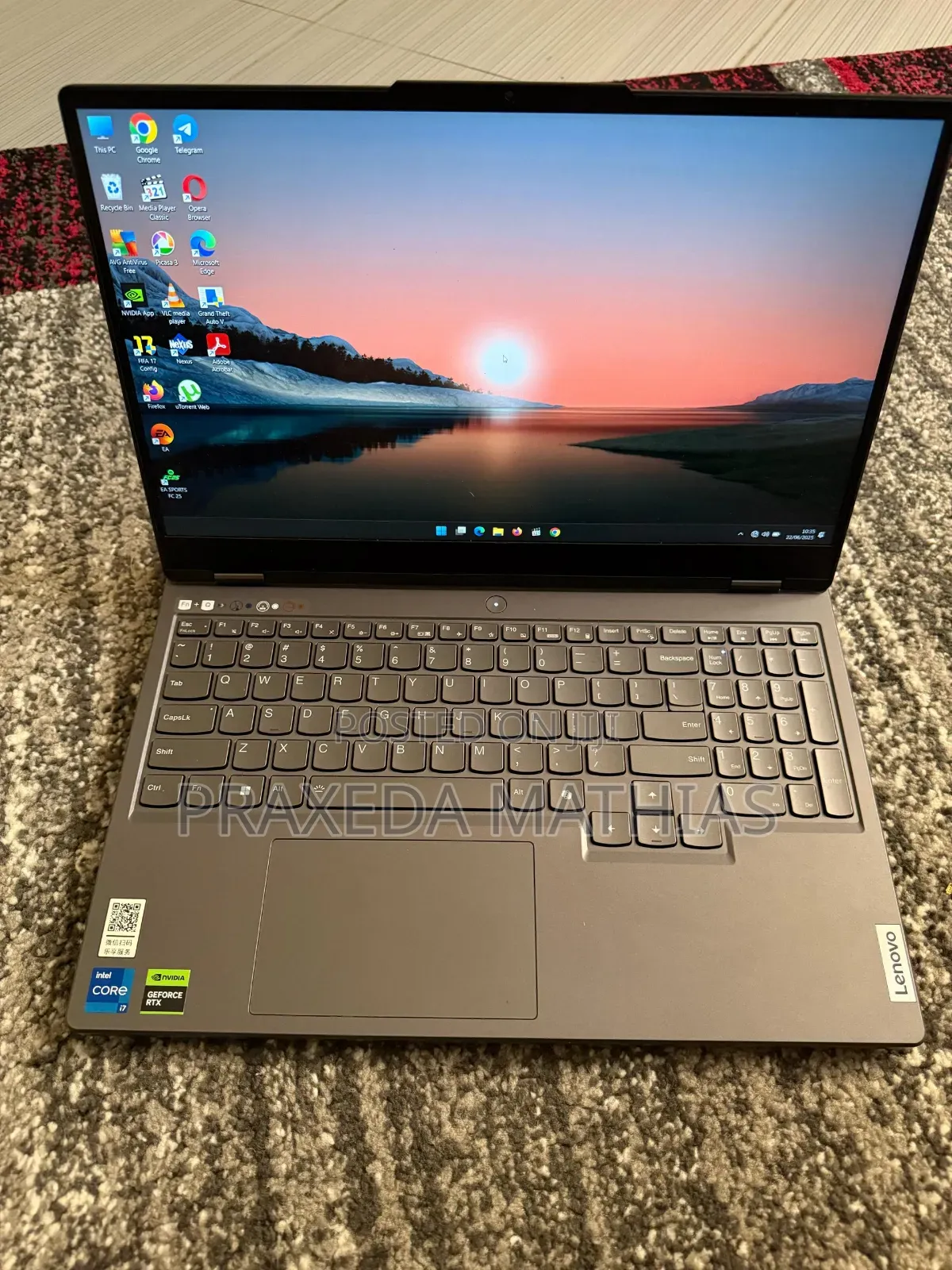 New Laptop Lenovo Legion 5 24GB Intel Core I7 SSD 512GB