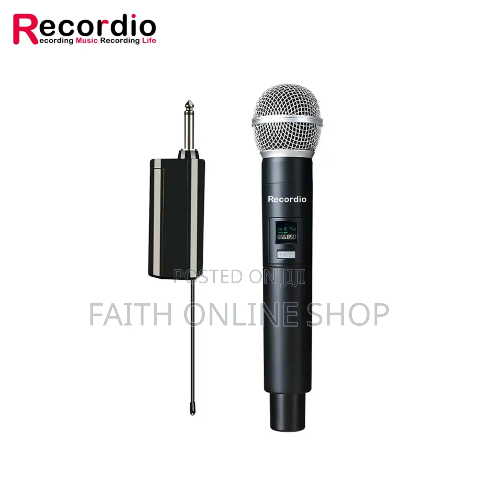 Gaw-58p Wireless Uhf Microphone Karaoke Performance Outdoor