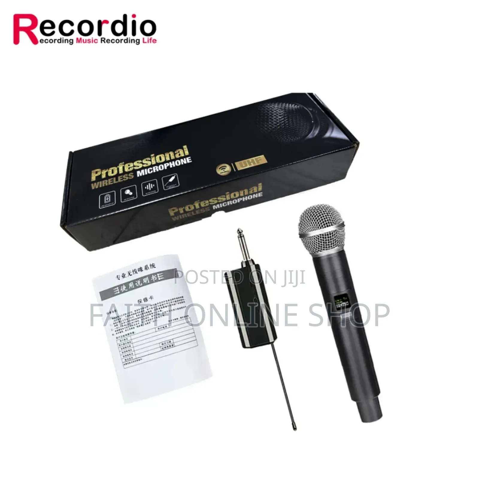 Gaw-58p Wireless Uhf Microphone Karaoke Performance Outdoor