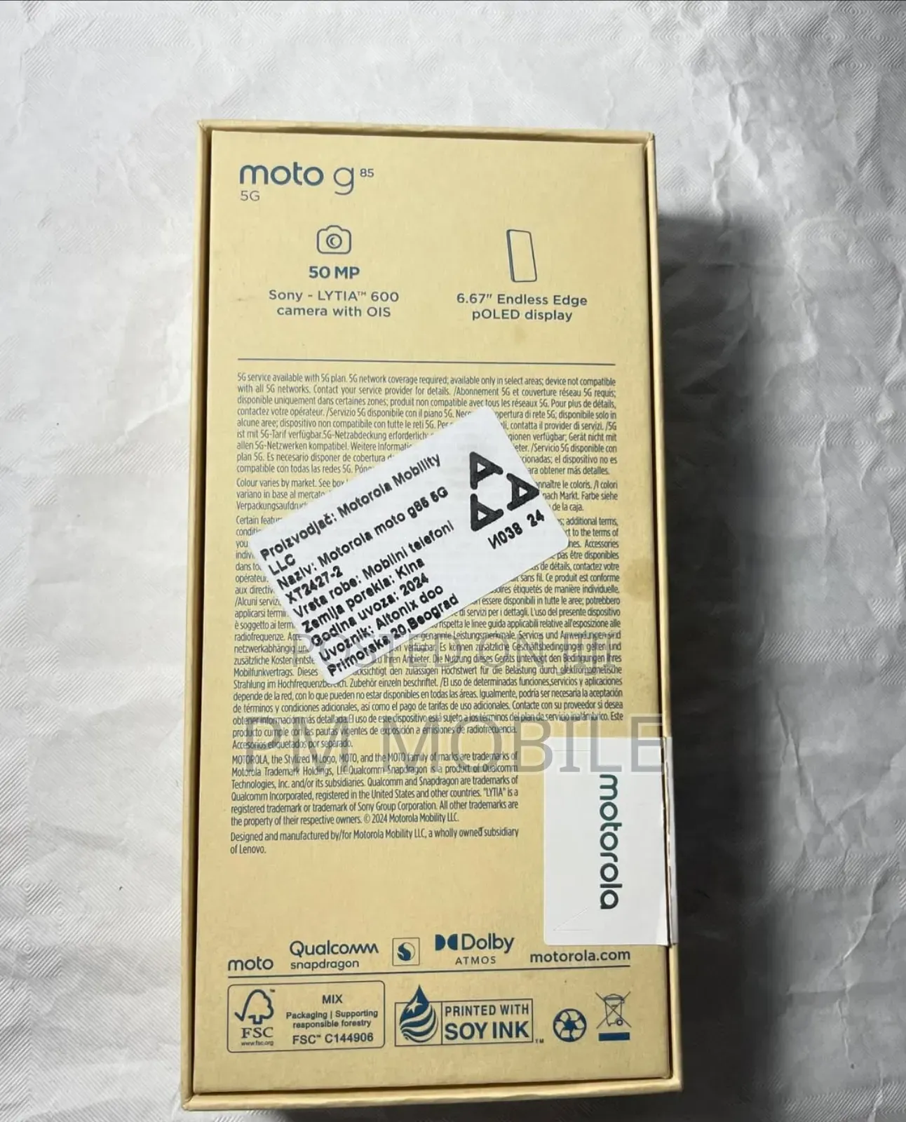 New Motorola Moto G85 256 GB