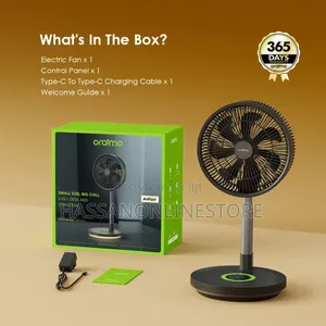 Oraimo Smartfoldingfan Type-C Rechargeable Folding Fan