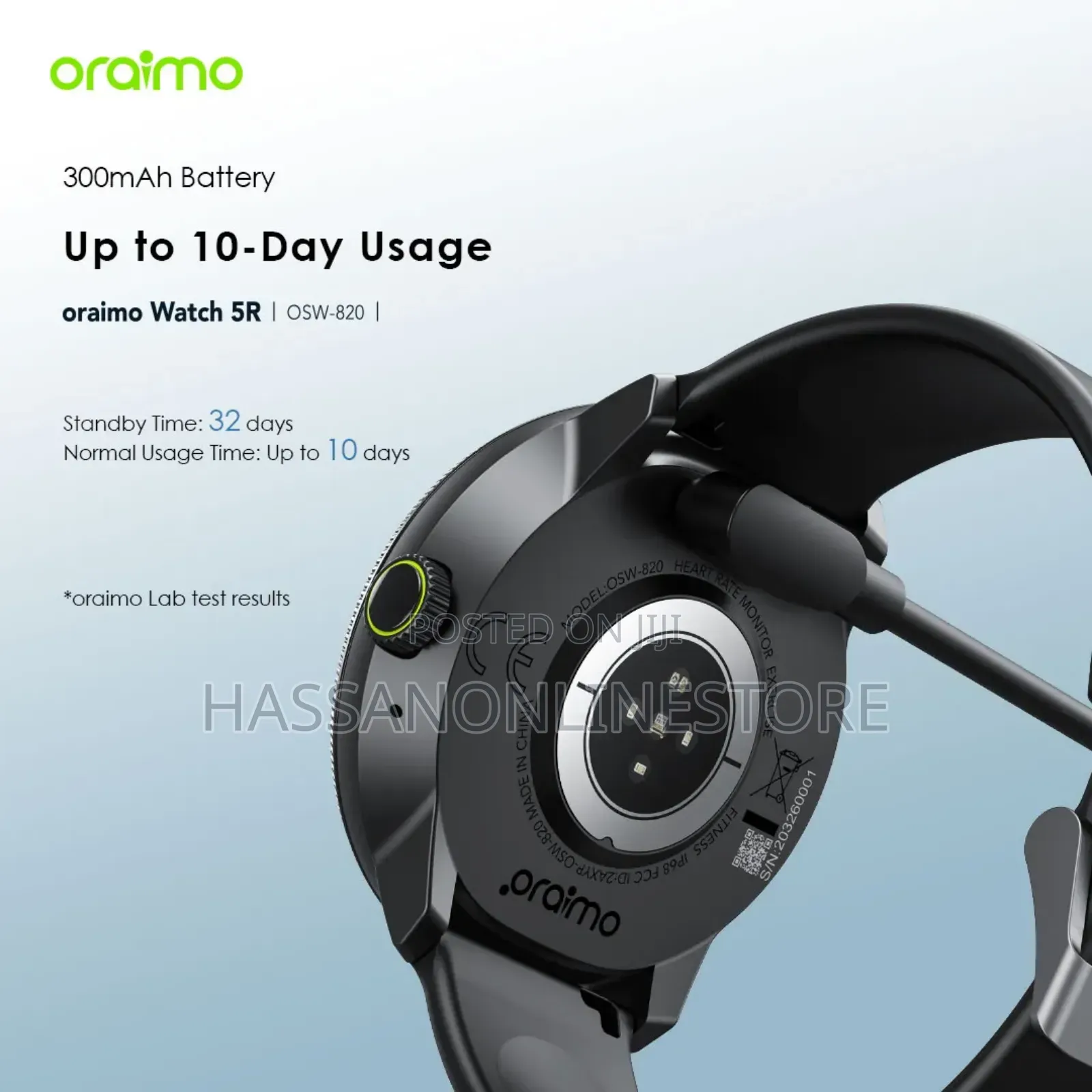 Oraimo Watch 5r 1.43'' Amoled Ip68 Smart Watch