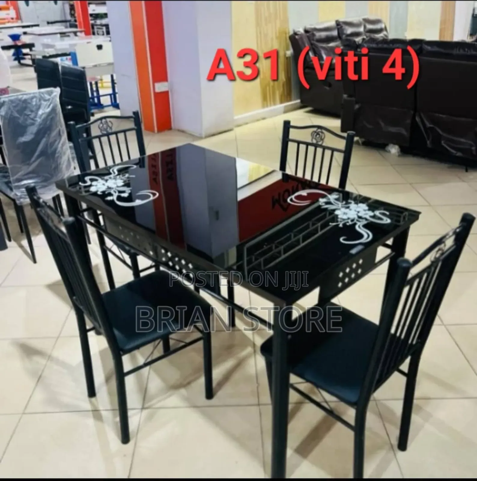 Dining Set Kioo Viti 4