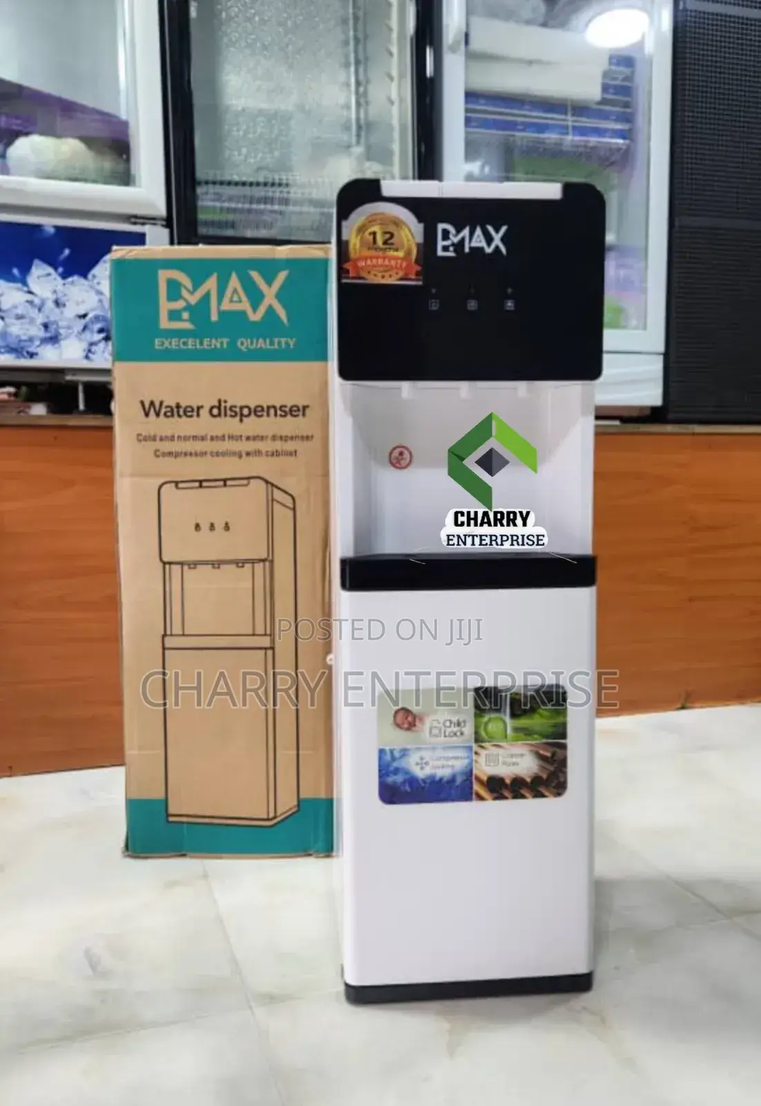 Pmax Water Dispenser Njia Tatu Hot, Cold, Normal