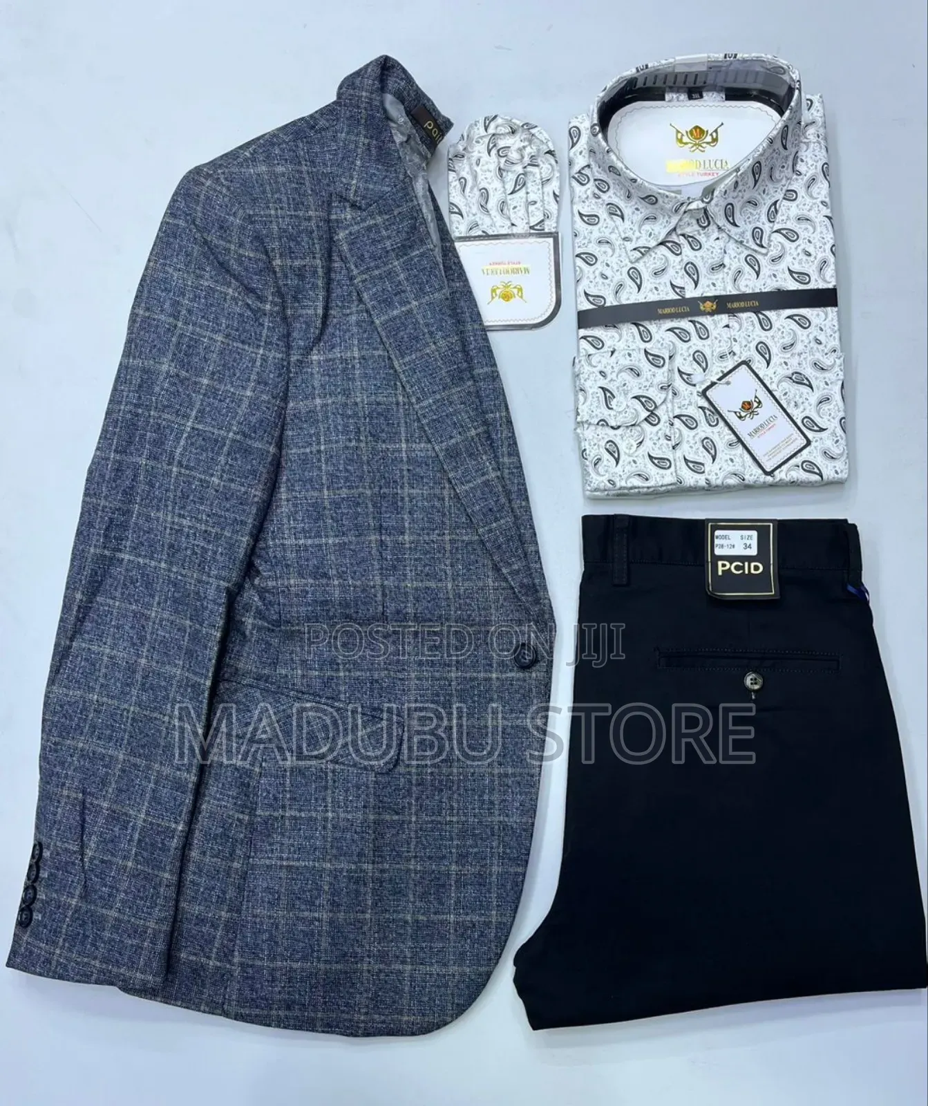 Men's Quality Set of Blazer, Cadets and Shirt