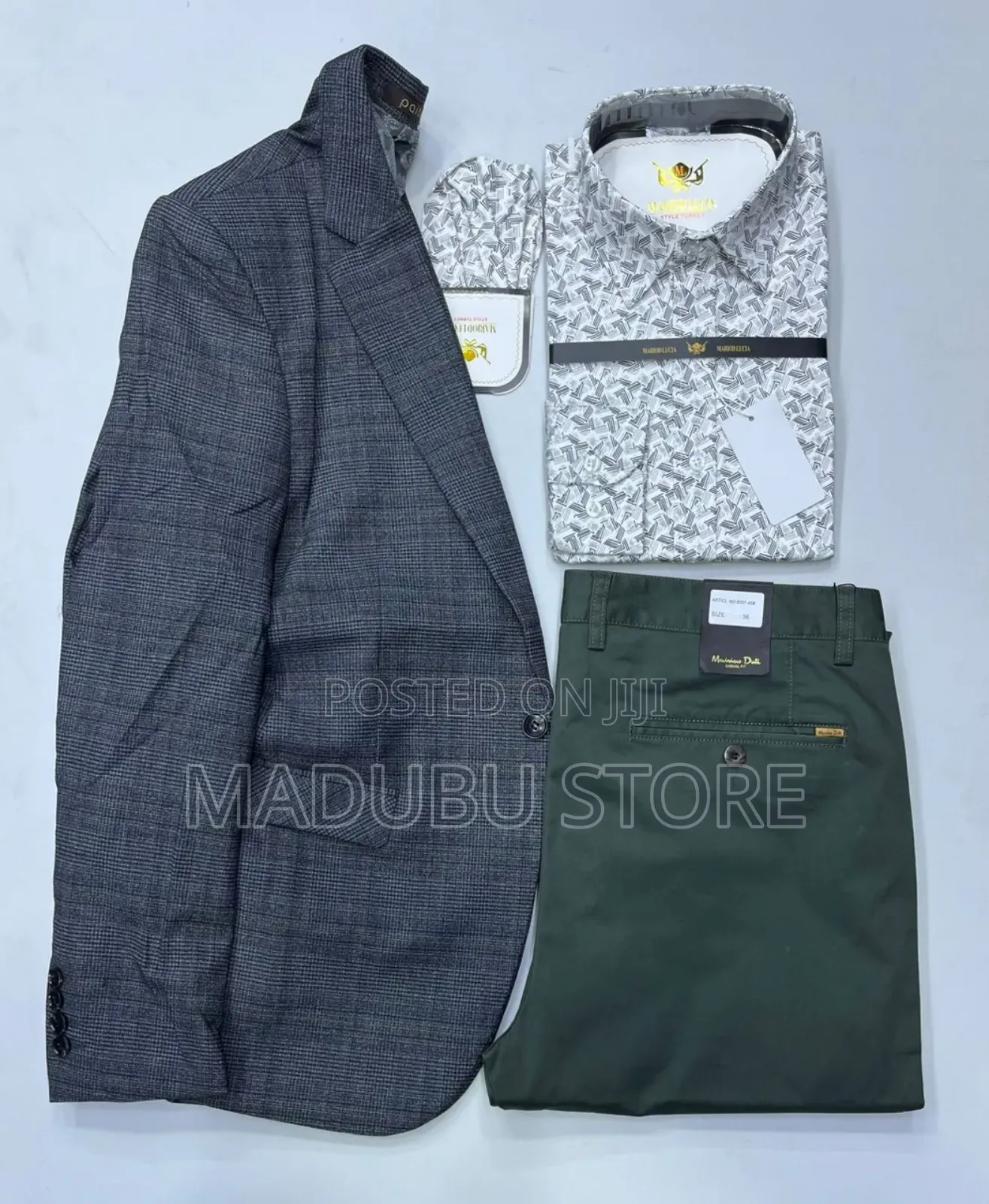 Men's Quality Set of Blazer, Cadets and Shirt