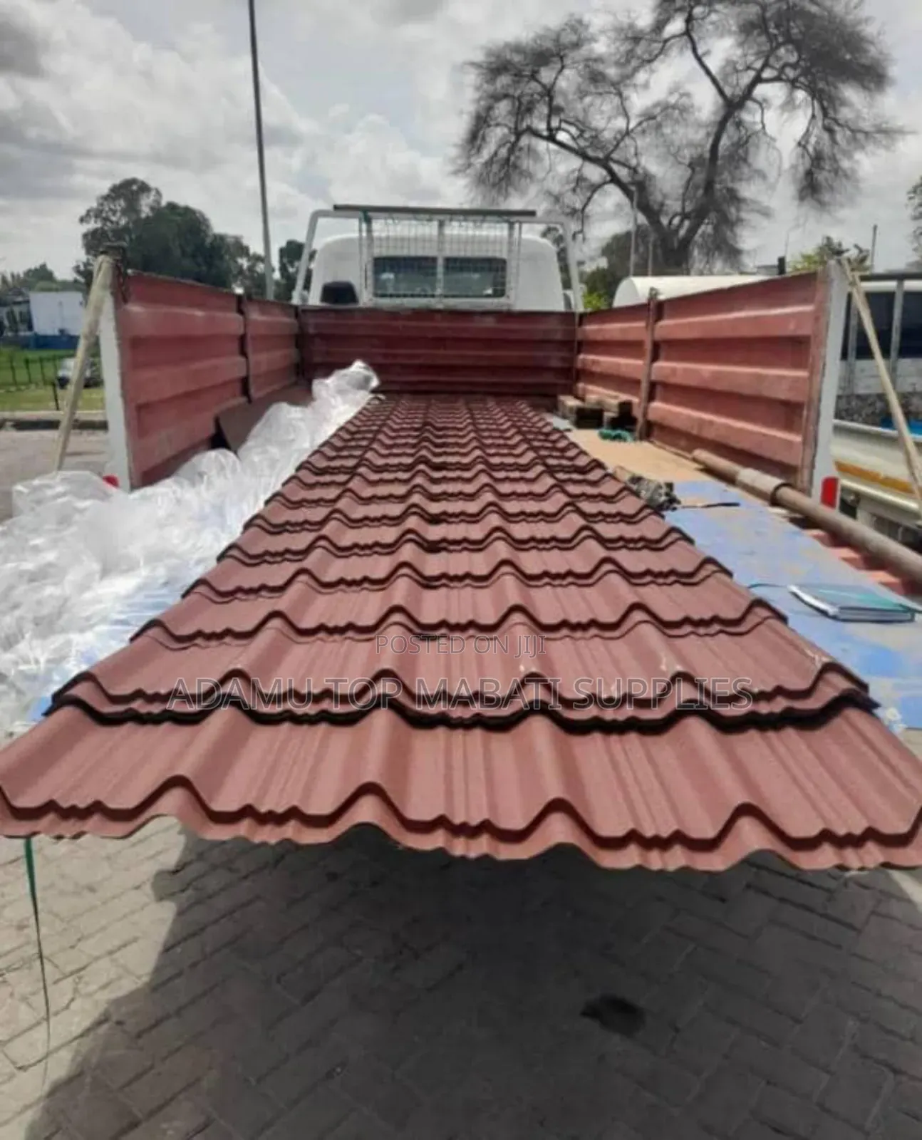 Rough Roma (Brick Red Color)