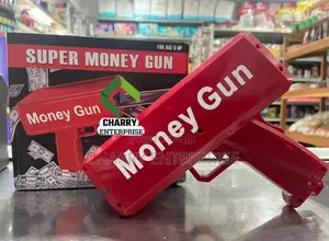 Party Money Gun Toy Inaweza Kutumika Sehemu Mbalimbali