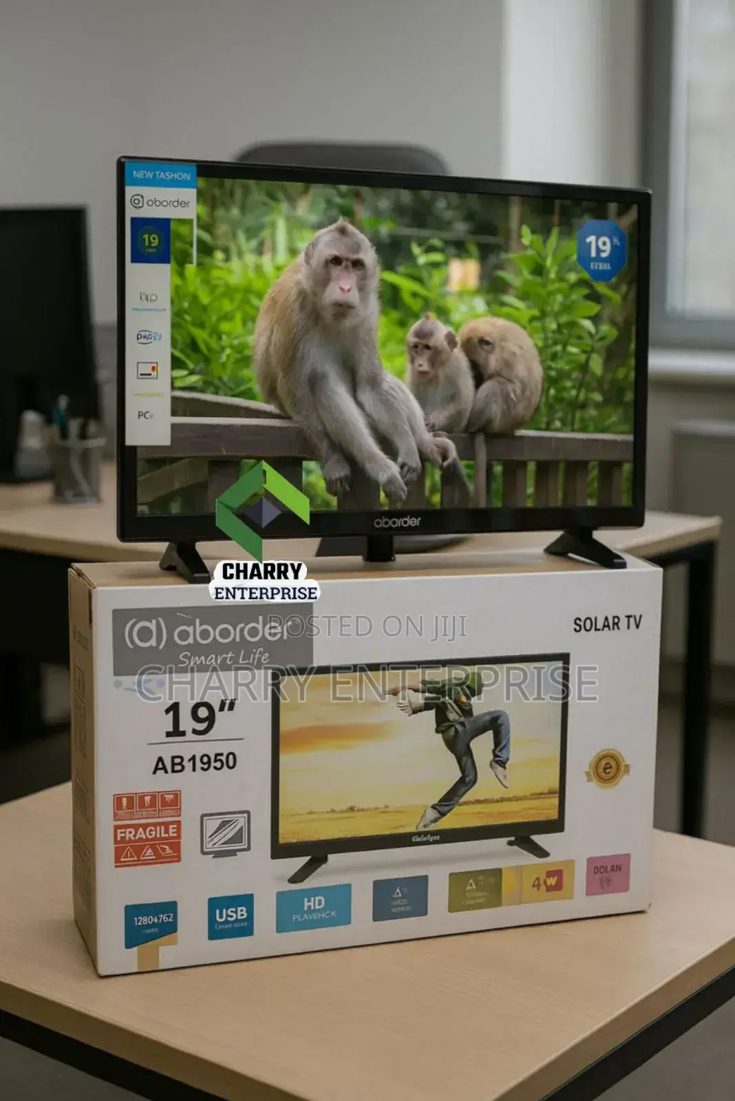 Aborder Tv 19 Inch Picha Nzuri Inayovutia Kioo Imara