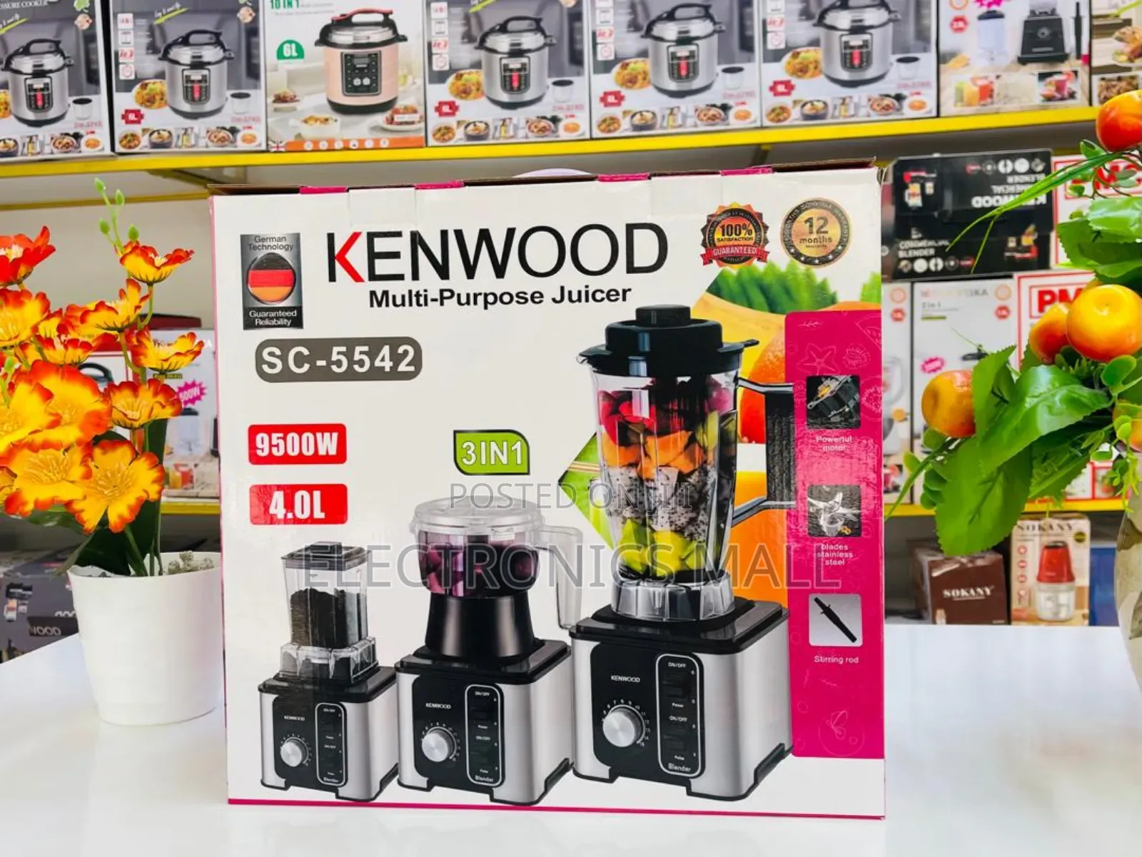 Kenwood Sc-5542 Multi-Purpose Juicer 3in1