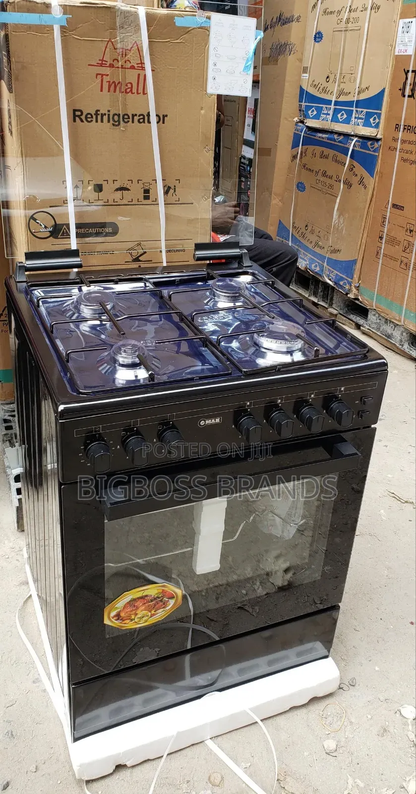 Mak Freestanding Cooker 60*60 Full Gas Oven Umeme
