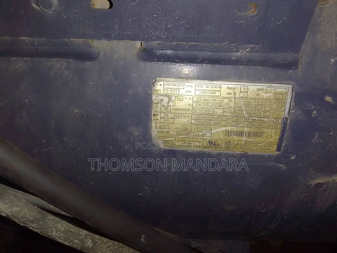 Used Generator Diesel 315kva
