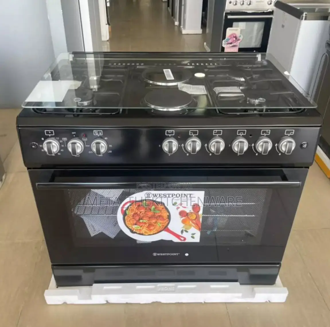 Westpoint Cooker 4gas 2electric Hob + Electric Oven 90x60cm