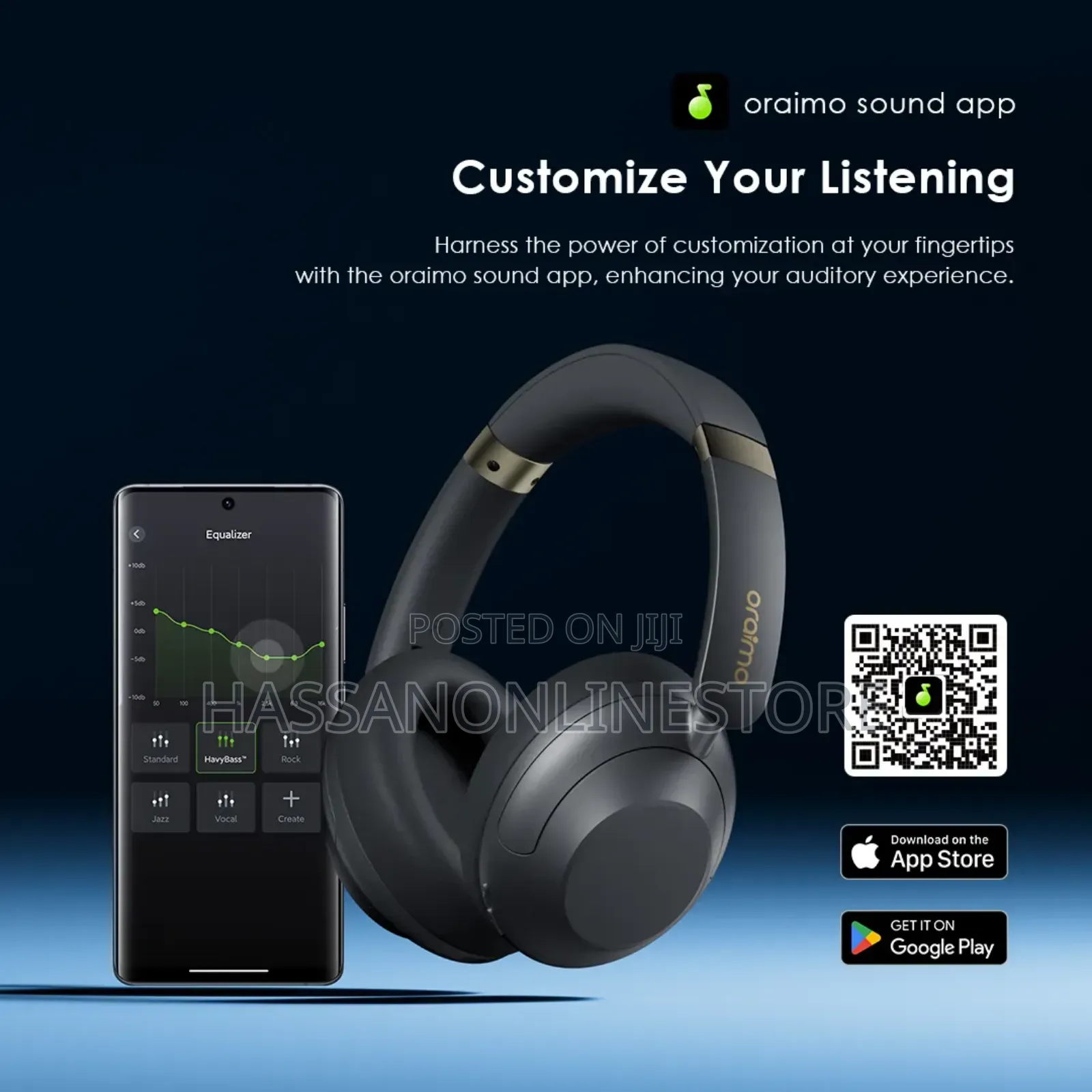 Oraimo Boompop Pro Anc Over-Ear Headphones