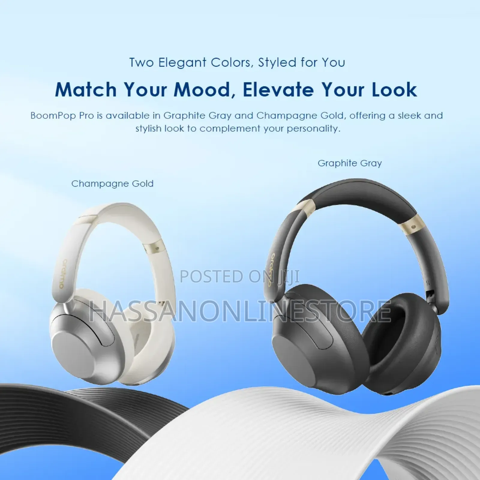 Oraimo Boompop Pro Anc Over-Ear Headphones