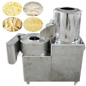 Commercial Potato Peeling and Slicing/Cutting Machine