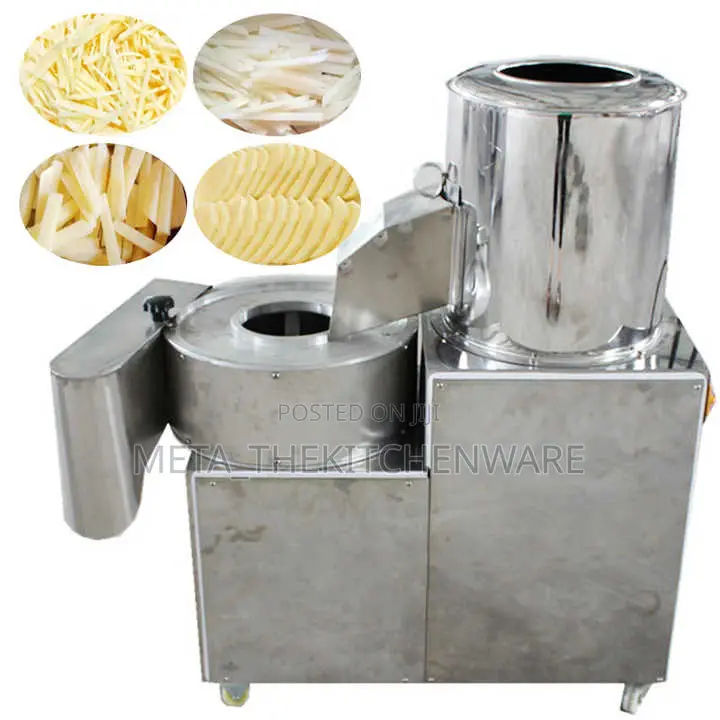 Commercial Potato Peeling and Slicing/Cutting Machine