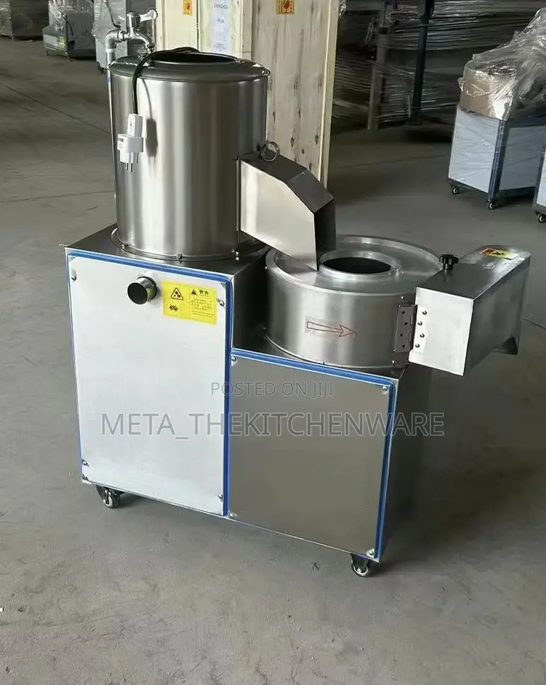 Commercial Potato Peeling and Slicing/Cutting Machine