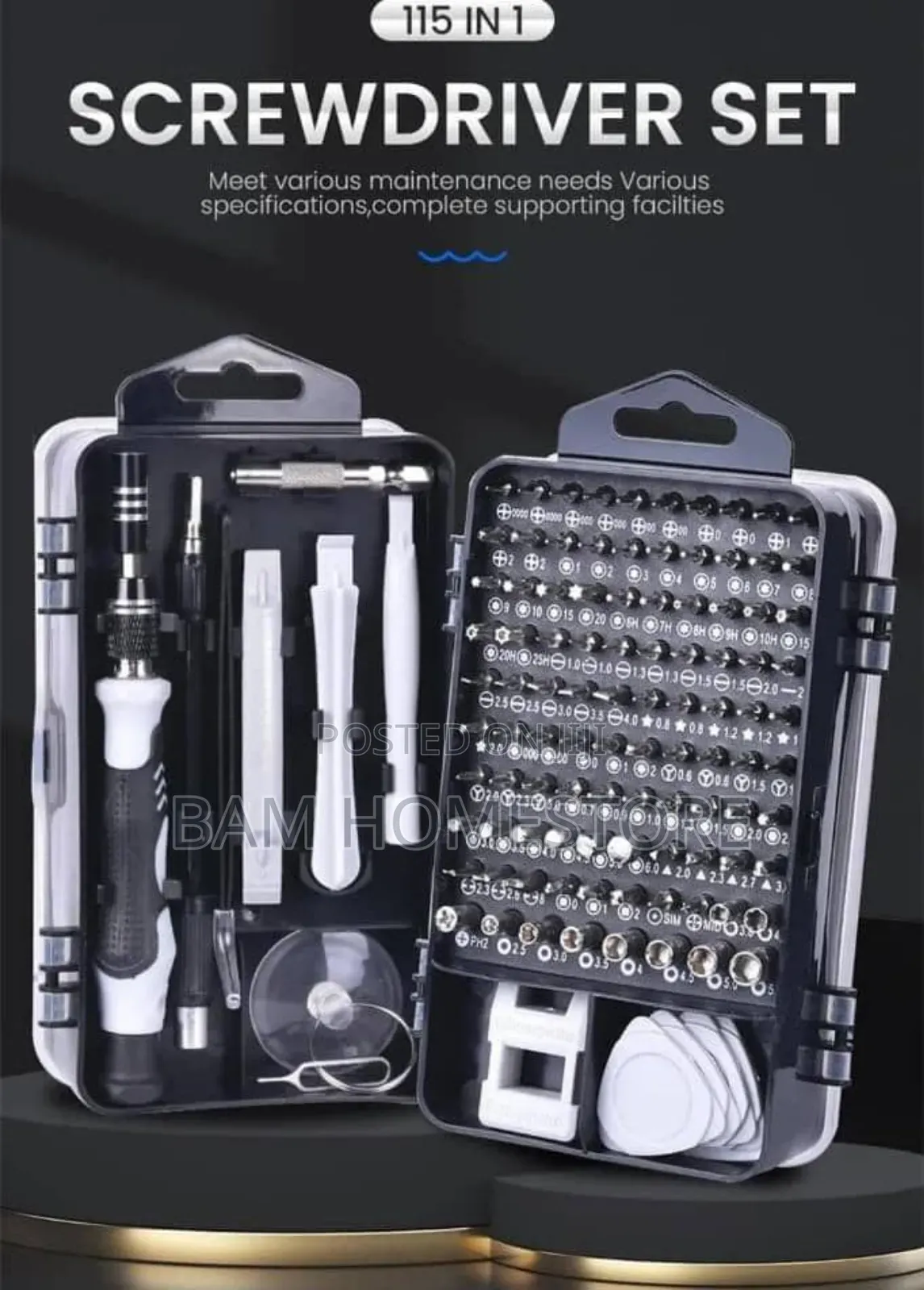 115 in 1 Screw Driver Set