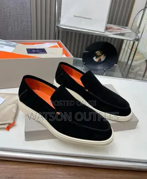 Men's Santoni Italian Brand Leather Shoes
