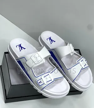 Men's Louis Vuitton Lv Leather Sandals