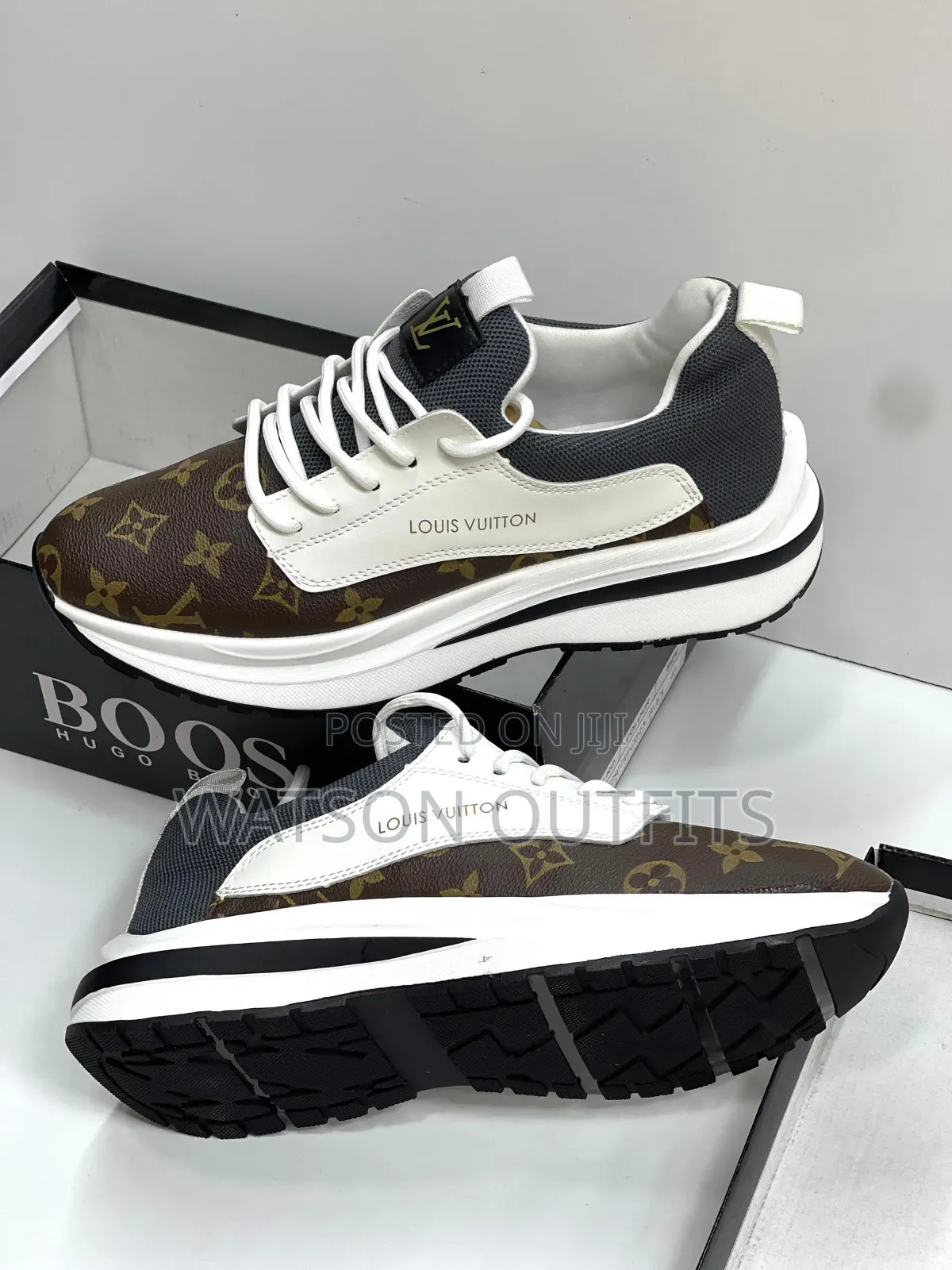 Raba or Sneakers Za Kiume Za Louis Vuitton Brand Original