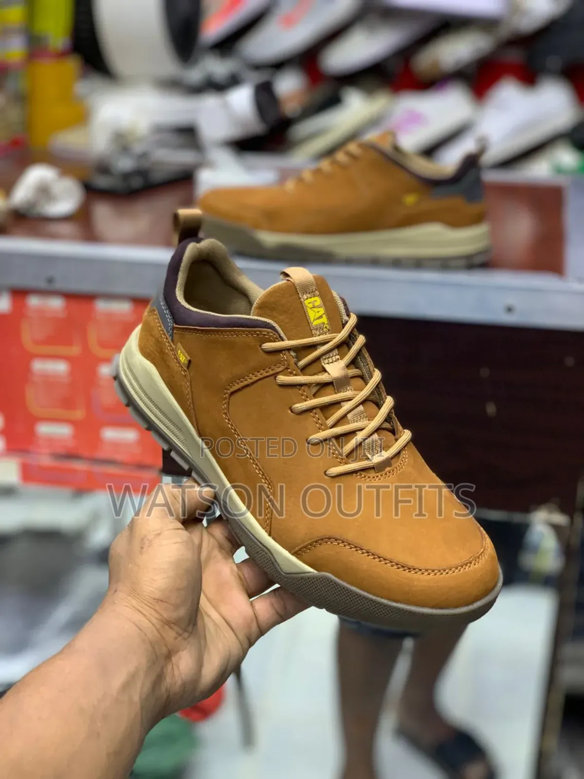 Pure Leather Men's Caterpillar Shoes or Footwears or Viatu