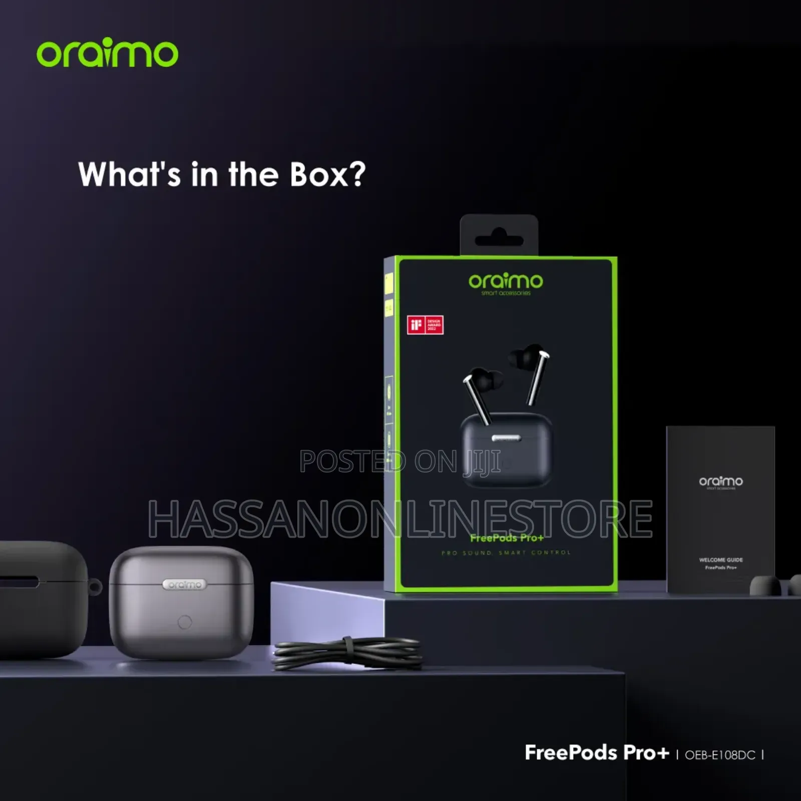 Oraimo Freepods Pro+ Hybrid Anc True Wireless Earbuds