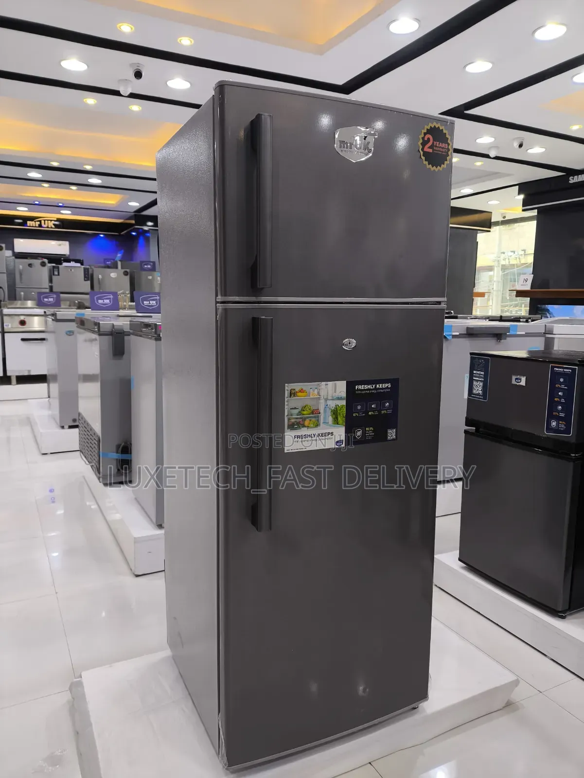 Mr Uk 212 Litres Fridge Double Door Fridge Smart Cooling