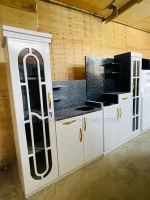 Kitchen Cabinet Meza Ya Jiko Yenye Kabati Milango Mmoja