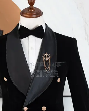 Black Velvet Suit