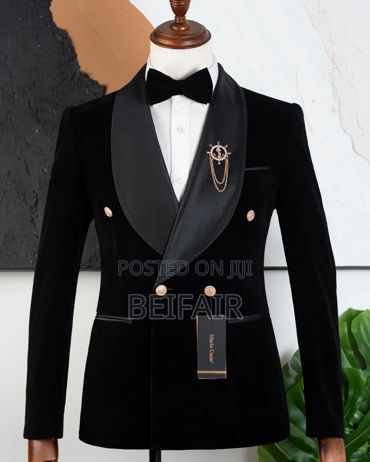 Black Velvet Suit